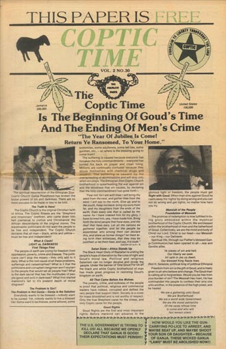 Coptic Times No. 30 p. 01